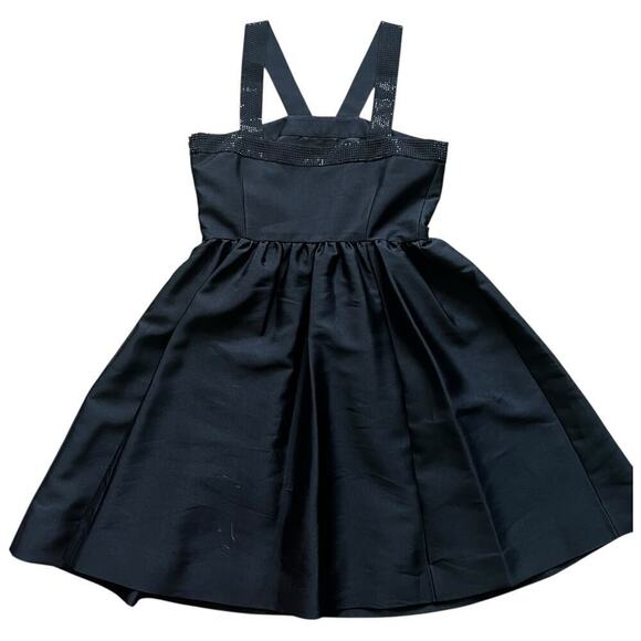 Kate Spade Women’s Pavé Trim Fit & Flare Cocktail Dress Black Size 10 - Picture 3 of 11